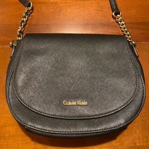 Black Calvin Klein cross body, barely used.